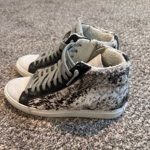 P448 Star Cow Softy high top sneakers.